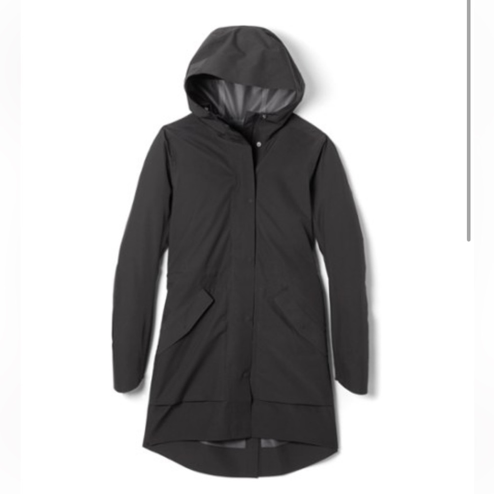 Black REI Raincoat